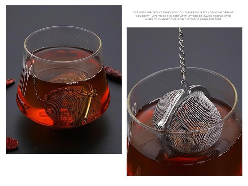 3-Piece Tea Strainer, Tea Infuser Ball, 304 Stainless Steel, for Brewing and Dashi, Heat-Resistant