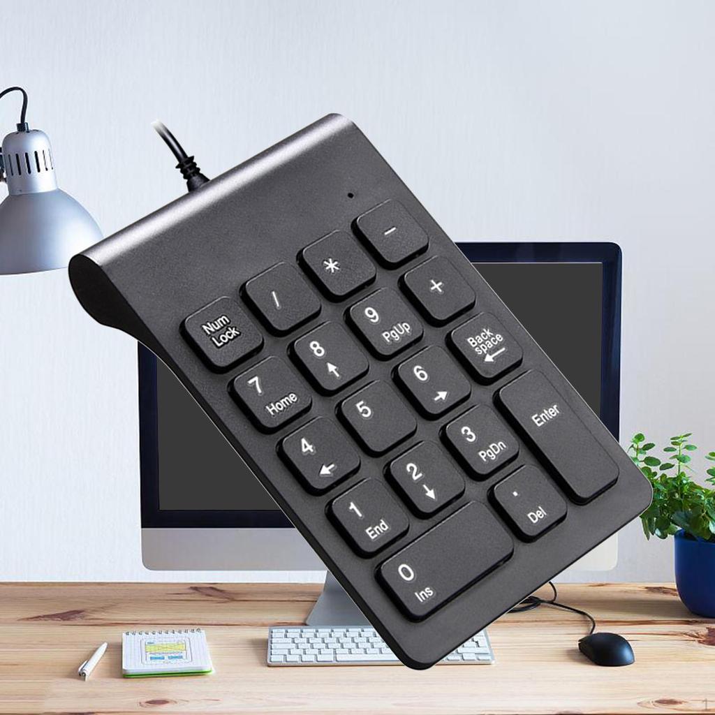 Mini Wired USB Numeric Keypad 1 for Notebook Easily Carry Connection Faster Data Input