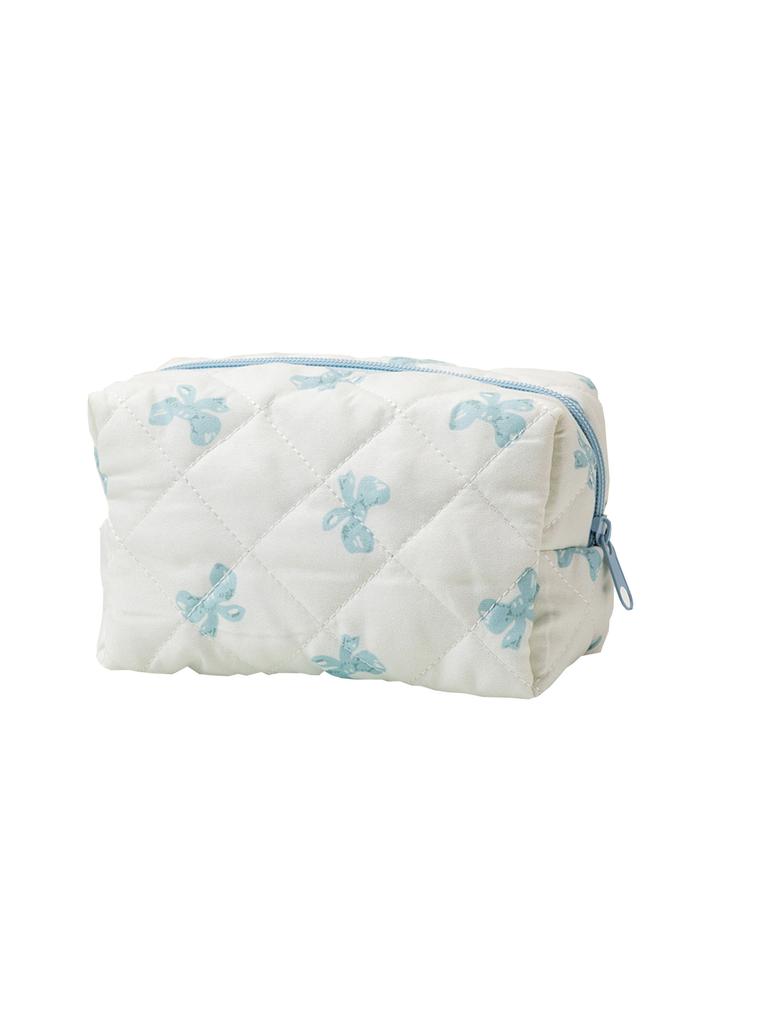1PC Plaid Bow Pencil Case, Student Portable Pencil Case, Stylish School Supplies Stationery Storage Bag, Desktop Items Storage