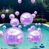 Irisierende 4D Runde Folienballons 22 Zoll Holografische 4D Folienballons Helium Luft Globos Meerjungfrau Geburtstag Hochzeit Deko