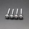 4Pcs Guitar Neck Fixed Mounting Screw Ferrules Bushings And Bolts For Electric Guitar Bass