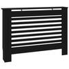 Black Radiator Cover - VidaXL - 112x19x81 Cm - MDF