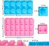 Silicone Molds Puppy Dog Paw and Bone Molds for Baking Chocolate Candy Jelly Dog Treats Ice Cube Bpa Free Moulds