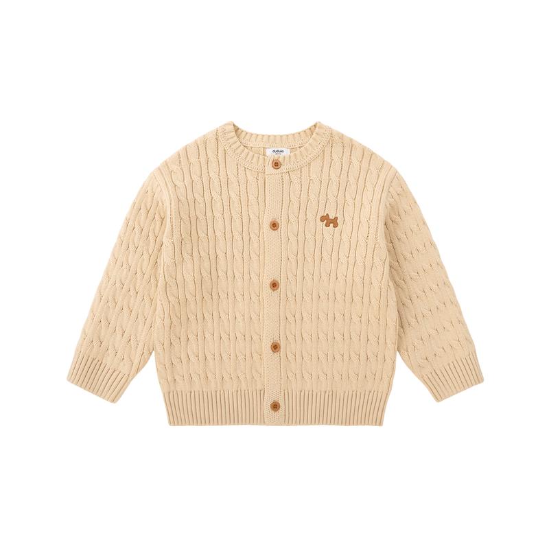 DUDUJIA 100% Cotton Baby Cardigan Sweater