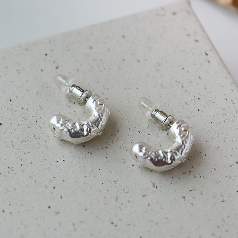 

Ретро Матовые Серьги Неправильной Текстуры Лавы - Высококлассная, Универсальная Роскошная Модная Бижутерия