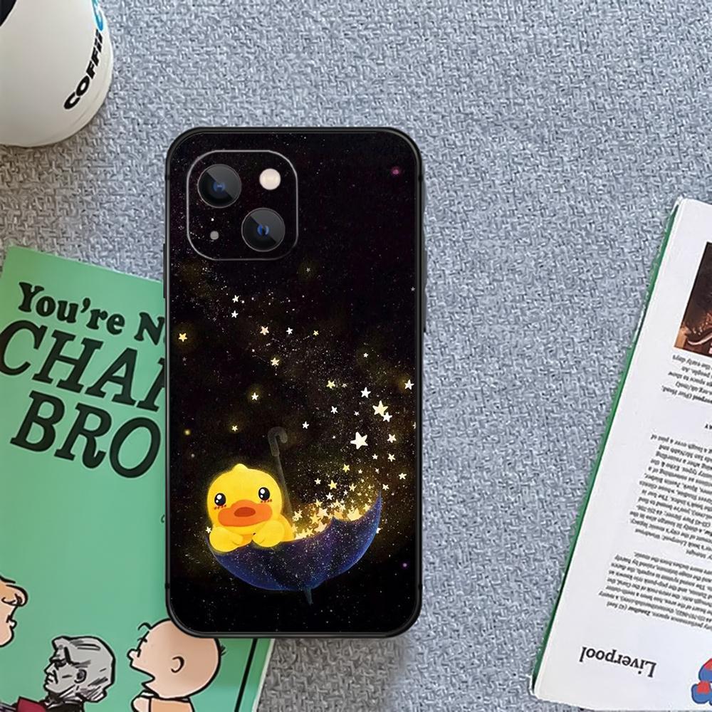 B Duck drăguț galben de modă husă pentru telefon Coque pentru Iphone Xiaomi Mi Samsung Galaxy Redmi Note AS 11 12 13 14 15 22 23 24 5G Pro Plus Max Fe Ultra