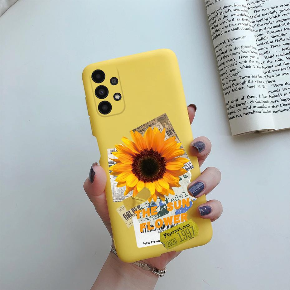 For Samsung A13 4G Case Cute Cartoon Painted Cover Silicone Soft TPU Phone Case For Samsung Galaxy A13 A 13 A 03 A03 Core Fundas