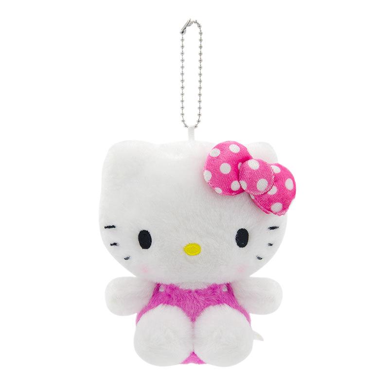 Sanrio Hello Kitty Plush Keychain with Heart Buckle - Children's Toy and Gift
