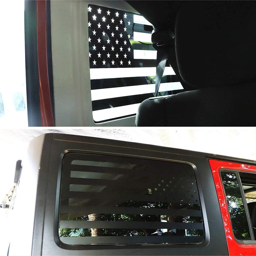 American Flag Precut Decal For Jeep Wrangler JK 07-17