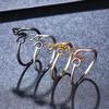 Dogs Cats Footprints Women Rings Simple Stylish Girls Finger-ring Birthday Gift Everyday Cute Accessories Fashion Jewelry