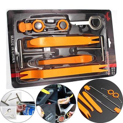 12Pcs/set Car Radio Door Clip Panel Trim Dash Audio Removal Installer Pry Tool Kit Disassembly Modification