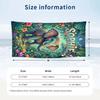 Elephant Theme Beach Towel Personalized Custom Name & Text Soft Quick Dry Beach Towel for Swimming Travel