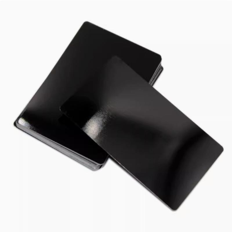 50 Pcs Laser Engraving Blanks Aluminum Sheet Laser Engraving Business Card Multipurpose Diy Gift Cards