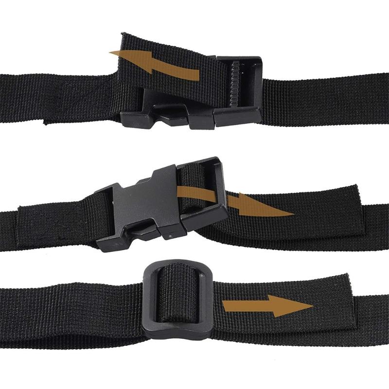 Webbing Luggage Belt Strap with Quick Releases Plastic Buckle for Luggage Strap, Backpacks Nylons Webbing Buckles Strap