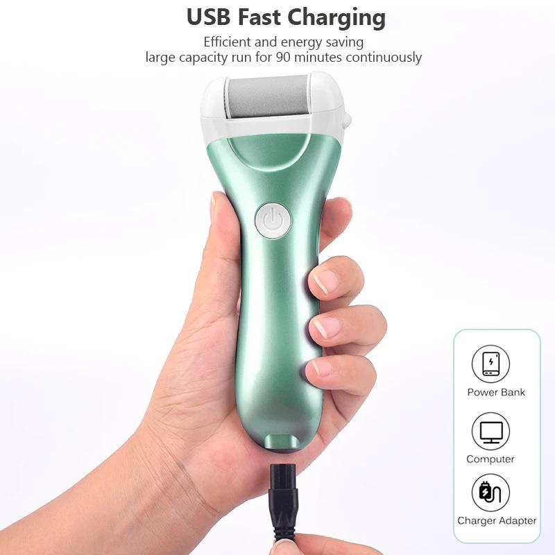 New Home Electric Foot File Callus Remover - Remove Dead Skin for Smooth Feet