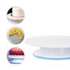 1Pcs Plastic Cake Turntable 360 Degree Rotating Anti-Slip Stand Platform for Home Cake Decorating Professional Bakery Tool