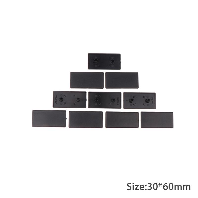 10 Buc 2020 3030 3060 4040 4080 4545 Plastic Capăt Acoperire Placă Negru Pentru Profil Aluminiu EU