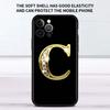Letter Alphabet Case For Apple IPhone 18 11 13 12 Pro 7 XR X XS Max 8 6 6S Plus 5 5S SE 2020 13Pro Black Phone Cover Capa