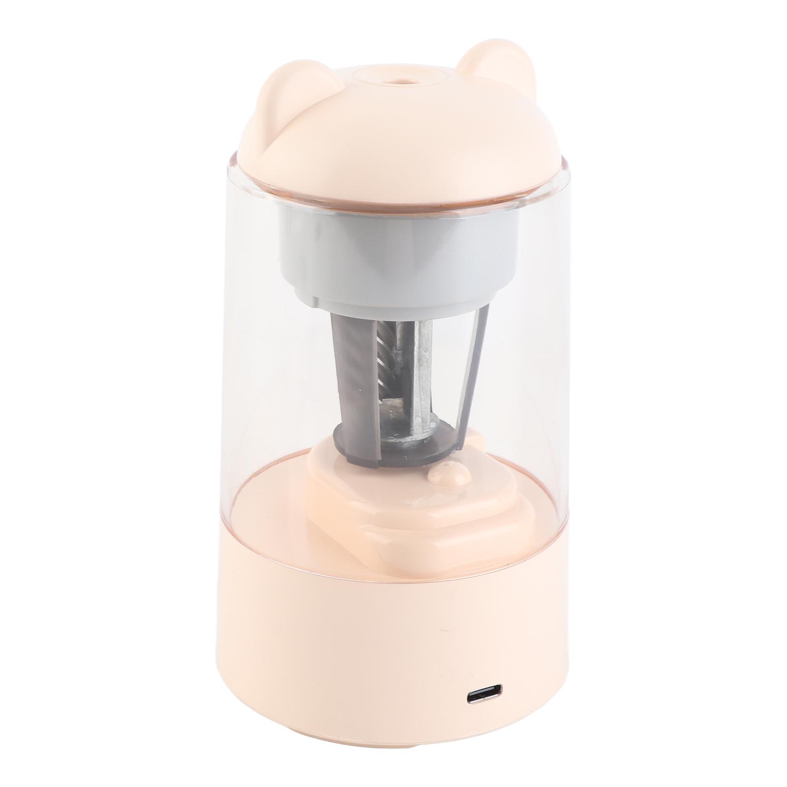 

Automatic Electric Pencil Sharpener Auto Stop Adjustable Sharpness for 6.5mm 8mm Pencil Round Triangular Hexagonal абрикосовый