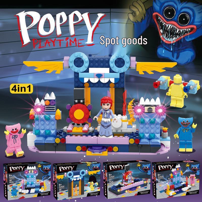 

Poppy Playtime Building Blocks & Minifigures - Kids Construction Toy Gifts