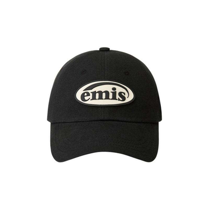 

EMIS RUBBER PATCH BALL CAP-BLACK BLACK
