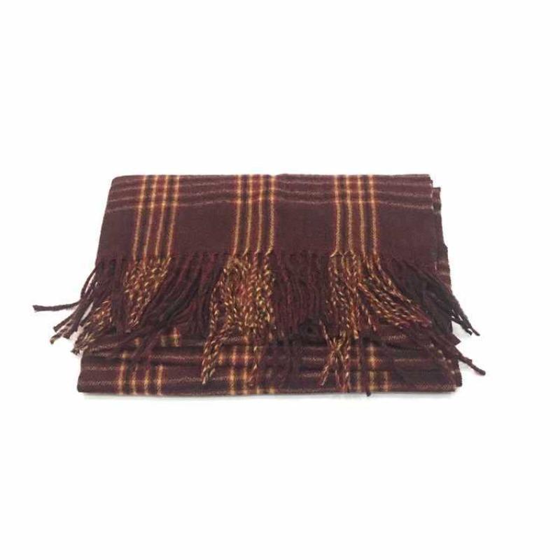 Autumn and winter new imitation cashmere shawl versatile thickened warm Korean version fringed plaid scarf women