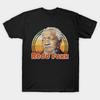 Men Black Print T-shirt Redd Foxx No-Cut Transfer Paper Print Cotton Tshirt