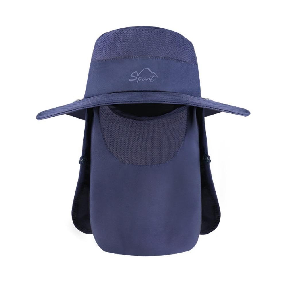 

Quick Drying Summer Fisherman Cap UV Protection Bucket Hat Removable Visor Hat Outdoor Fishing style 4