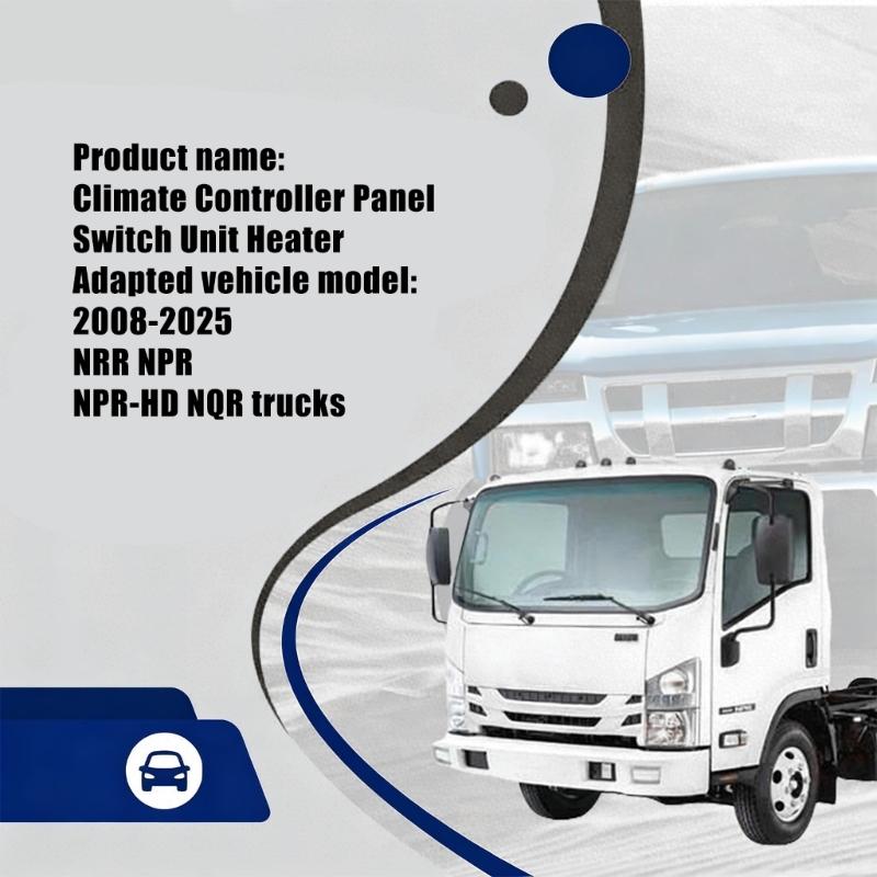 Temperature Adjustment Panel For Specific Truck Models 2007 To 2023 With Identification Number 8980373654