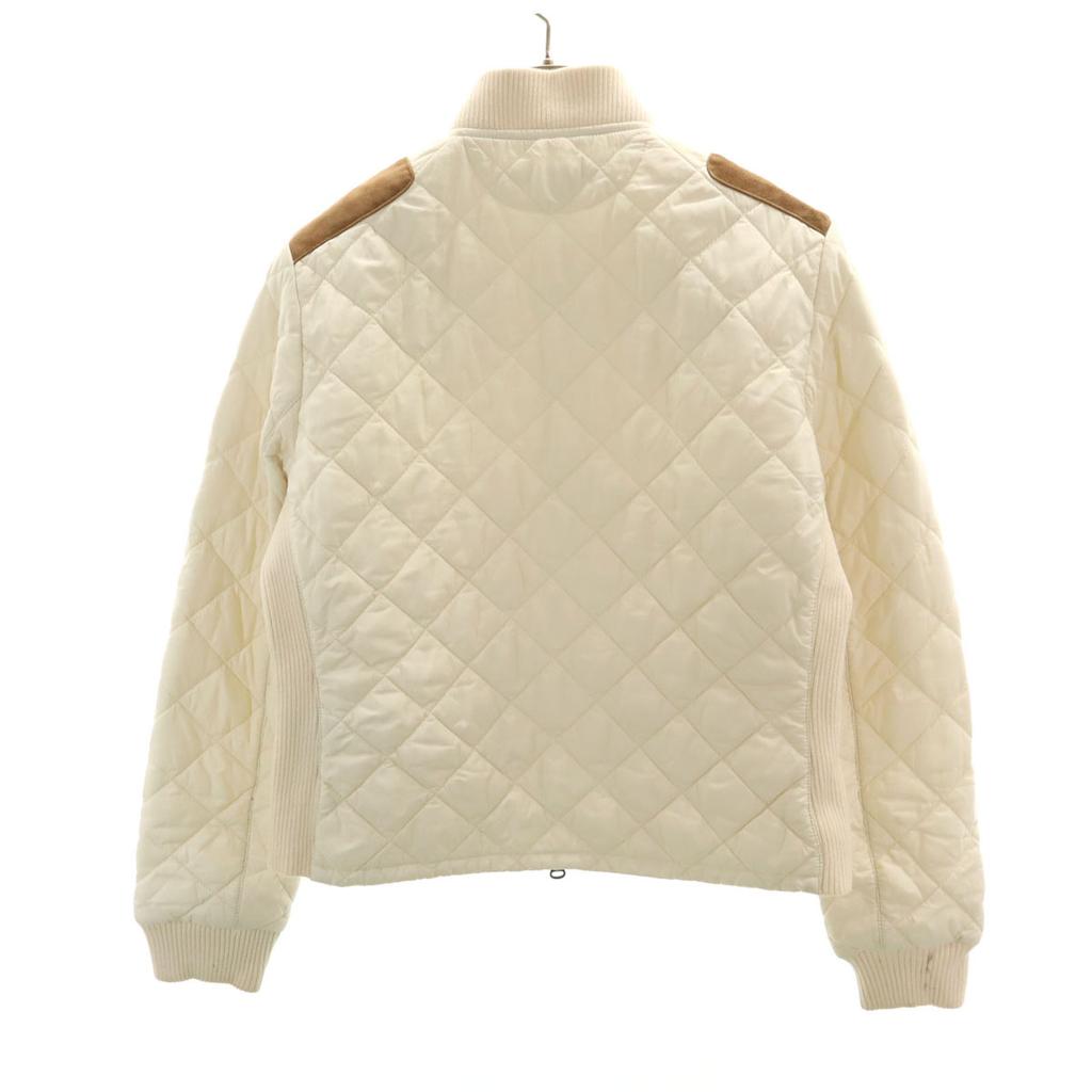 RALPH LAUREN SPORT Steppjacke L Elfenbein Baumwollfüllung Damen Gebraucht