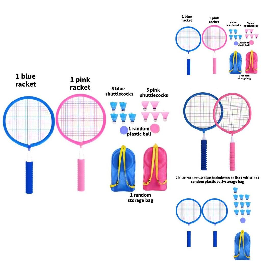 Colorful Kids Badminton Racket Set Lightweight And Compact Ideal For Young Players