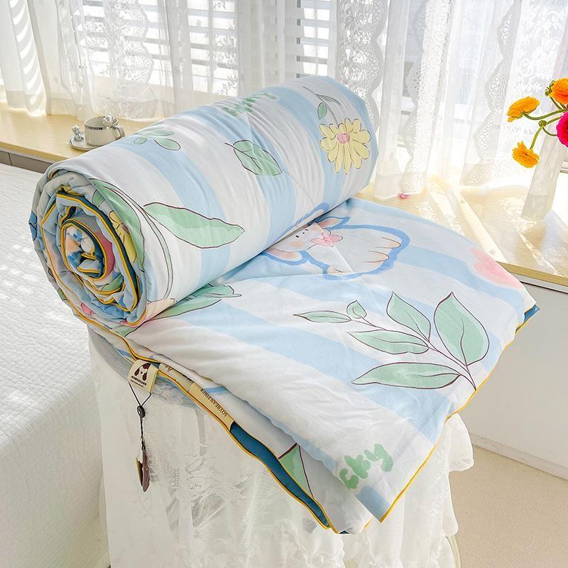 Maternal and Infant-grade Summer Cool Quilt, Summer Air-conditioning Quilt, Spring and Autumn Washable Thin Quilt