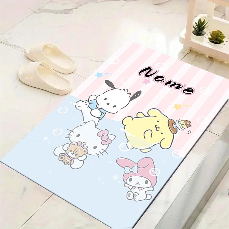 Custom 1Pc Sanrio Characters Celebration Rug Office Carpet Indoor Outdoor Entrance Doormat Nonslip Soft And Comfortable Living Room D2915302