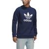 adidas Originals Sweatshirts Men's Dark Blue Crew Neck Moderate Regular HK5294