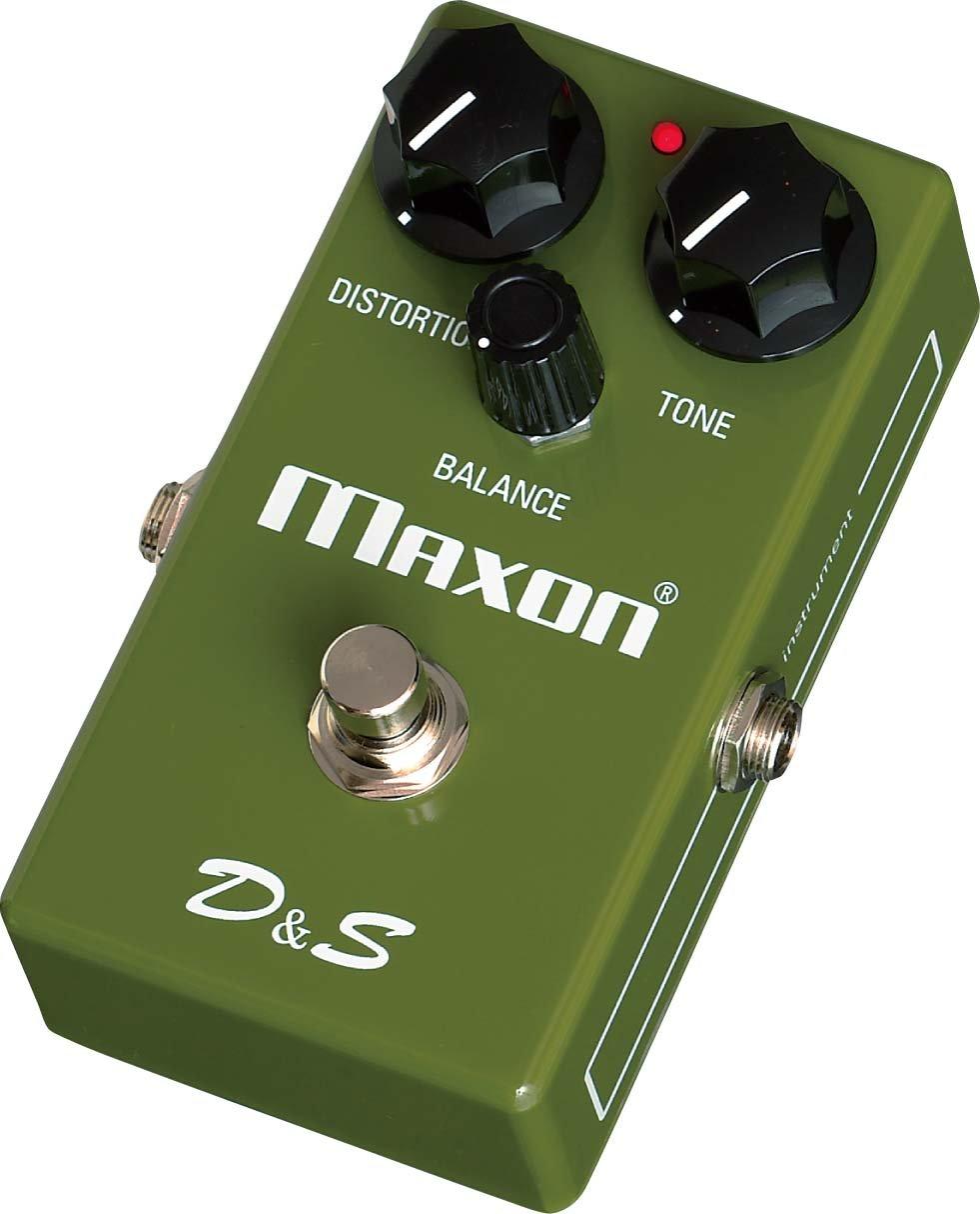 

Эффектор для гитары Maxon Distortion Distortion&Sustainer D&S зелёный
