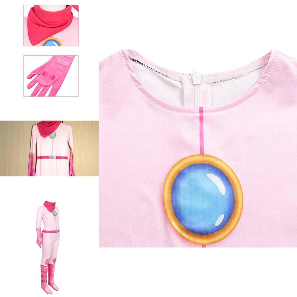 Cosplay Battle Suit For Princess Peach Fans