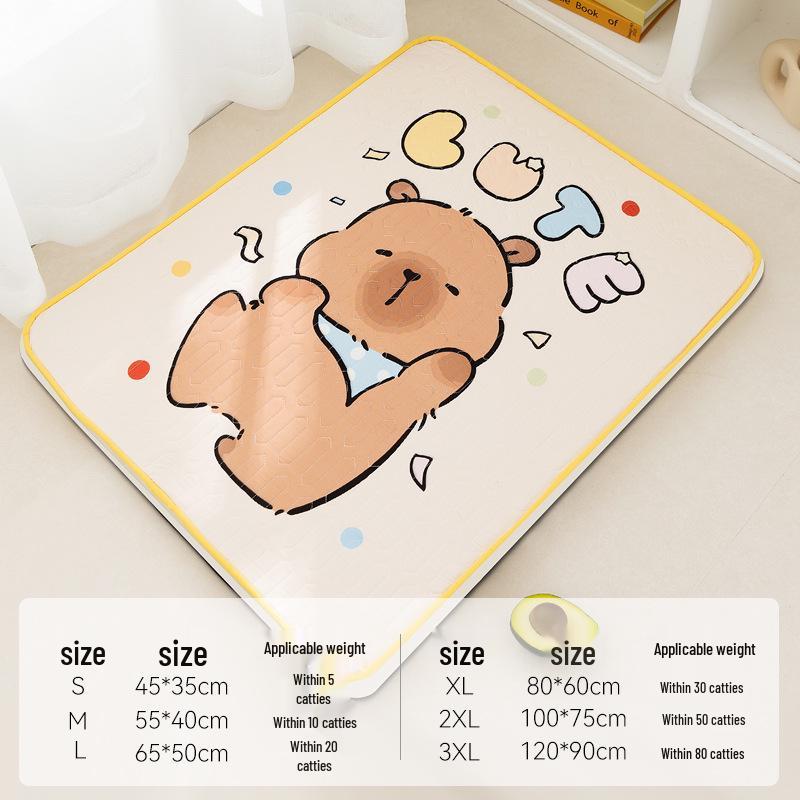 Breathable Removable Dog & Cat Nest: Latex Cushion Sofa Bed, Small Pet Sleeping Pad, Spring/Summer-Ready.