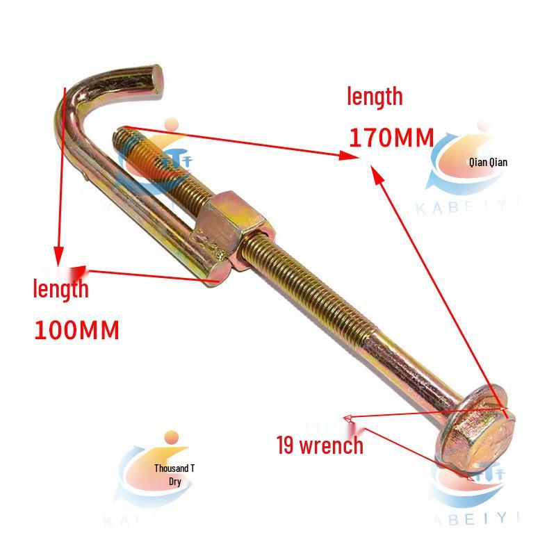 Spare Tire Hook Fixing Screws for Chang'an Xingka Jinniuxing Ounuo Single/Double Row Trucks