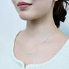 Kiss DI-SN1418CZ Disney Collection Stitch Silver Womens Necklace 40cm