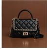 Advanced Style Handbag for Women, Spring and Summer Stylish Versatile Texture Crossbody Bag, Diamond Grid Hand-held Small Square Bag