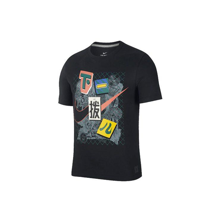 Nike T Shirts Men's Crew Neck Moderate Straight Fit CK1181-010