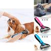 Premium Pet Grooming Comb Brush For Dematting And Undercoat Dual Head Stainless Steel Design For Long And Thick Hair