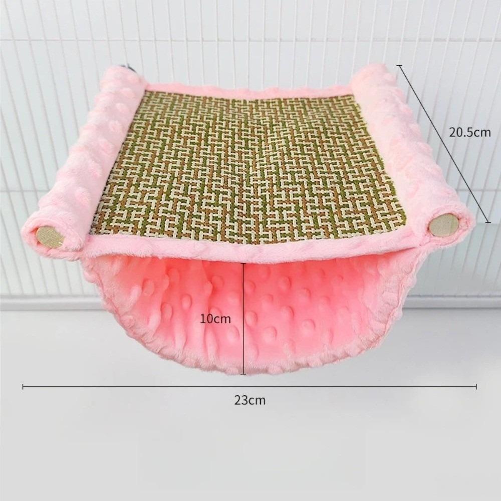New Summer Parrot Hammock Breathable Hanging Type Pet Bird Cage Swing Double-layered Budgie Hammock Cage Decor