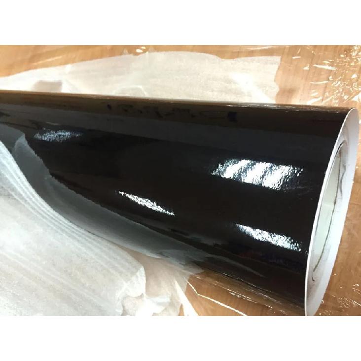 30CM*1M/2M/3M/4M/5M/6M Glossy Black Vinyl Wrap Self Adhesive Air Release Bubble Free Car Styling Membrane Sticker Decal Film