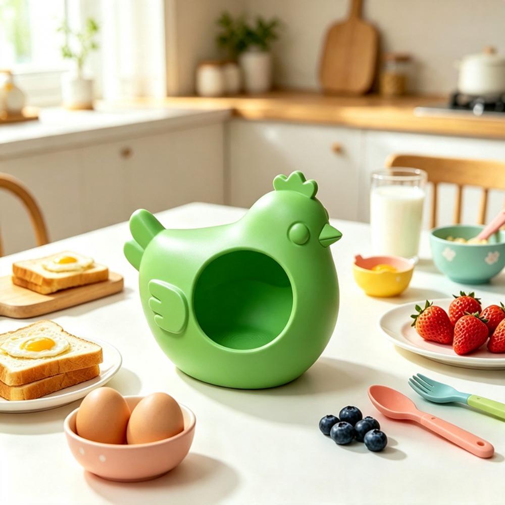 Exquisite 3D Printed Egg Box Cartoon Chick Egg Dispenser Tabletop Decoration