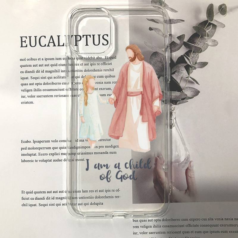 New Faith Christian Religious Jesus Clear Phone Case for iPhone 11 12 13 mini pro XS MAX 8 7 6 6S Plus X 5S SE 2020 XR case