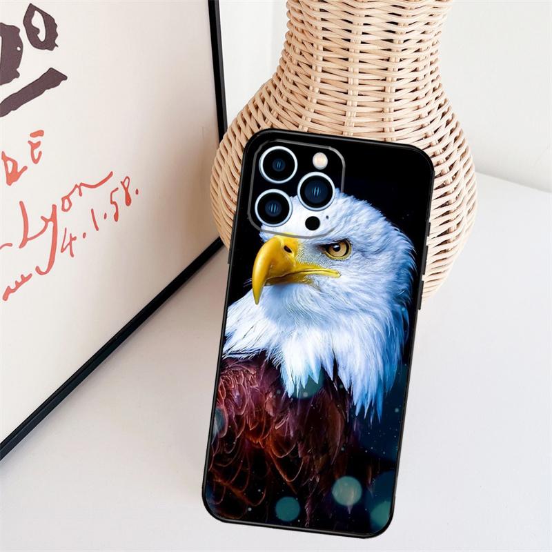Eagle Hawk Bird Animal Phone Case For iPhone 16 Pro Max 15 14 13 11 12 17 Pro Max mini 15 16 Plus 16e 17 Air Cover