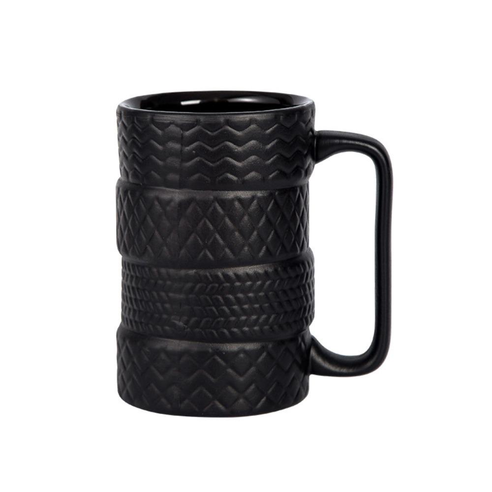 Industrial Style Novelty Mug Funny Tea Milk Mug Drinkware Tire Ceramic Water Cup  Office Use Style A