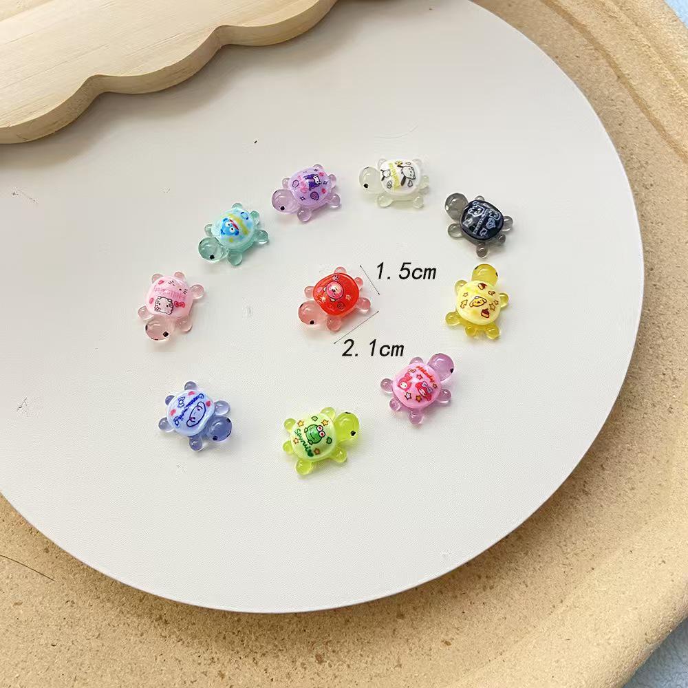 DIY Svítící želva flitrové lepidlo doplňky: Roztomilé stolní a automobilové ozdoby pro děti