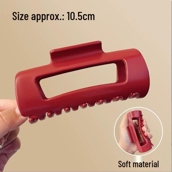 High-End Soft Silicone Shark Hair Clip for Women - No-Slip, Gentle On Hair, Perfect for Updos